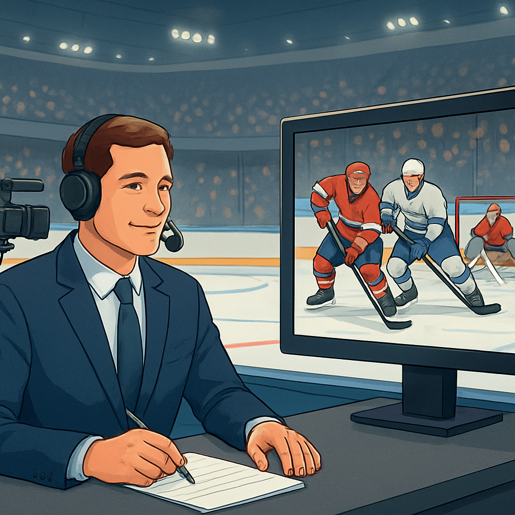 NHL 중계 메인 이미지