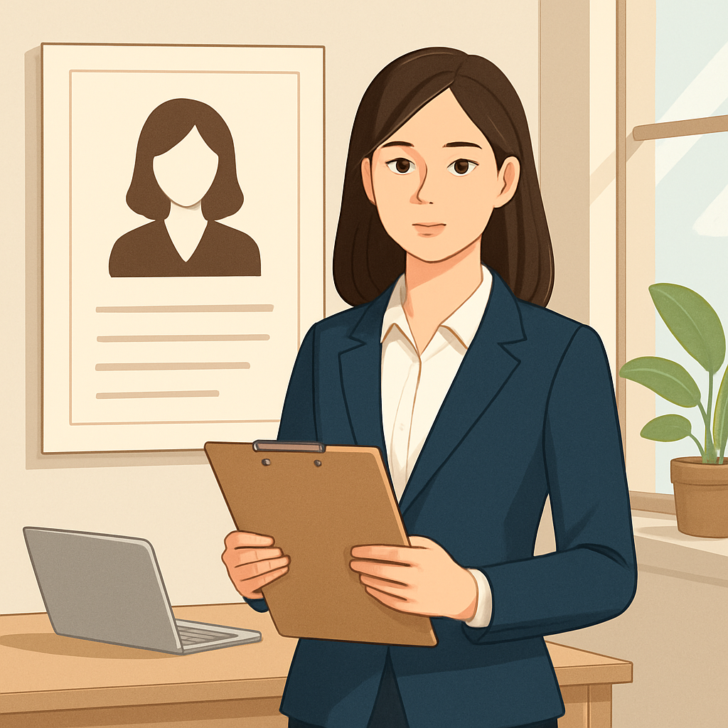 여성 직원 채용 공고 문구 예시 이미지