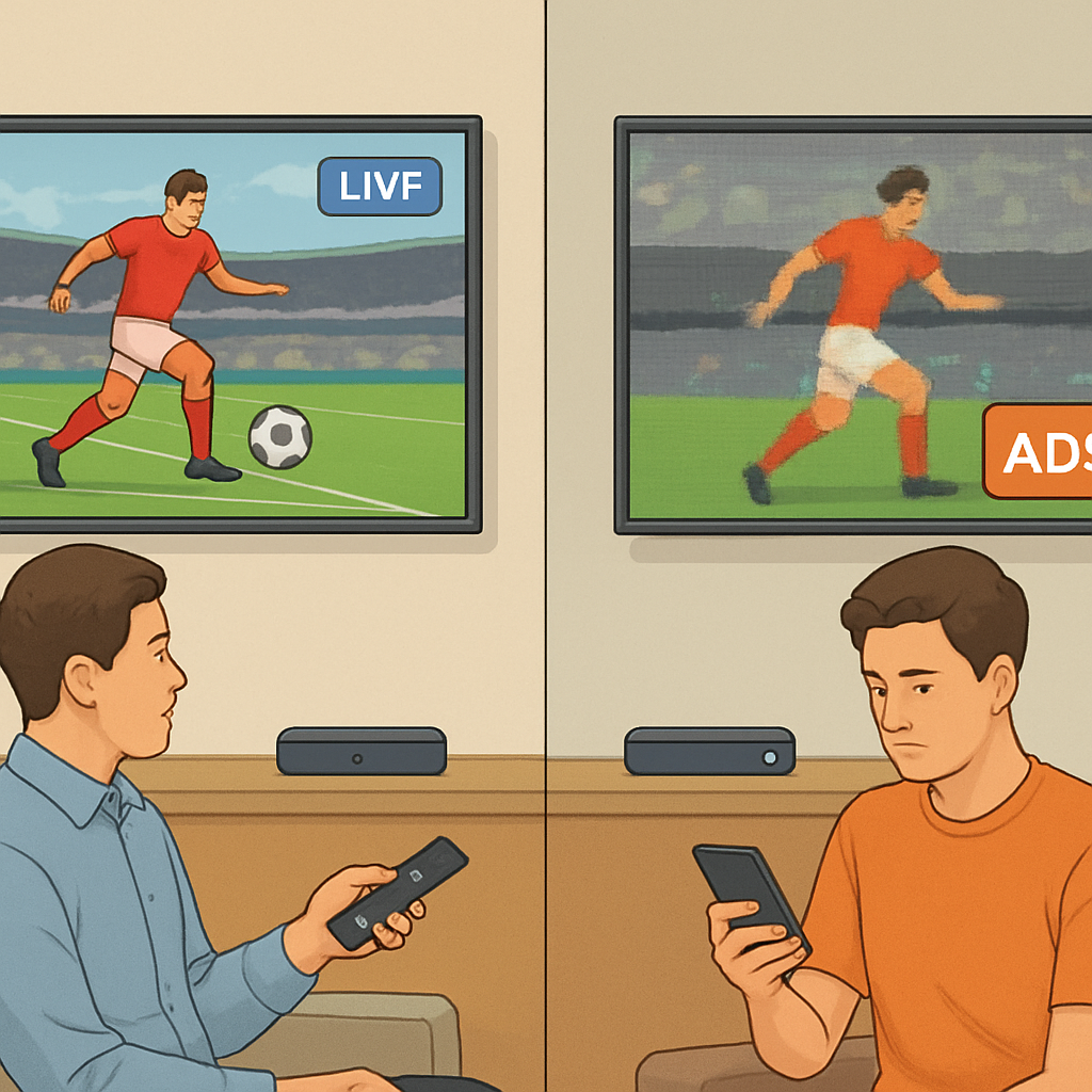 프리미엄 vs 무료 스포츠중계 서비스 차이점 분석 이미지