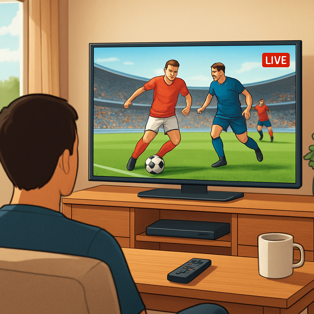 축구 리그를 라이브로 시청할 수 있는 합법적 플랫폼 이미지