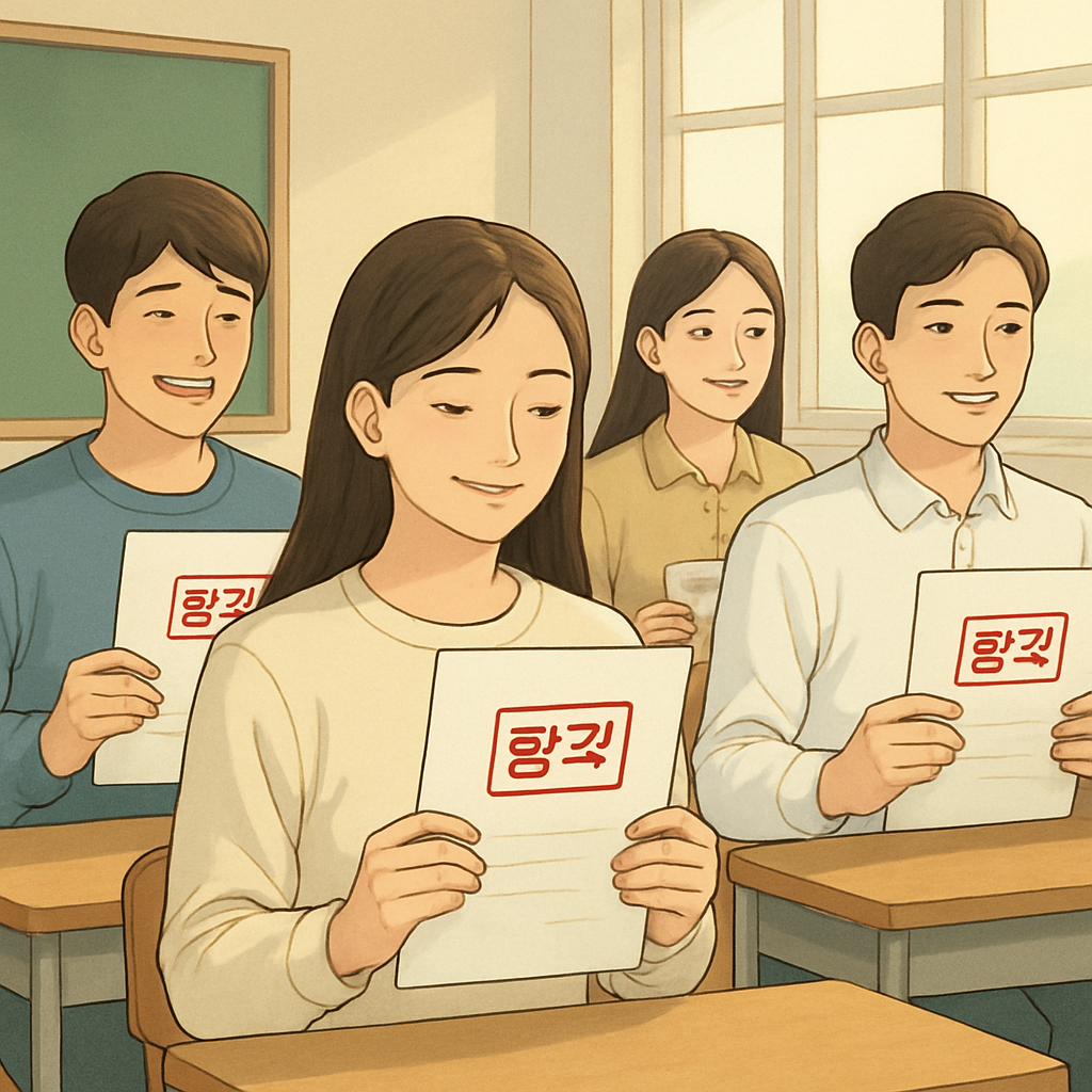 재수학원 합격 사례 모음 이미지