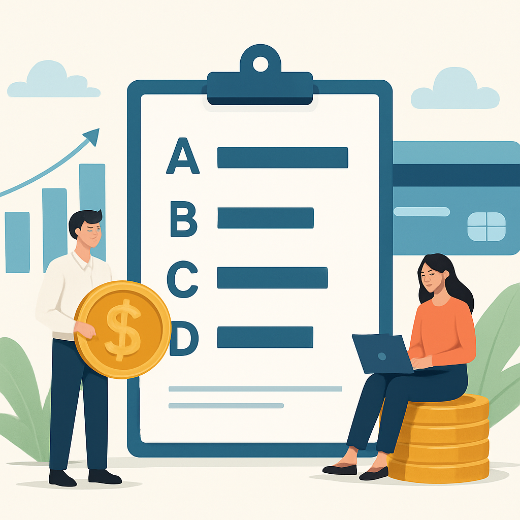 신용등급별 개인신용대출 한도 이미지