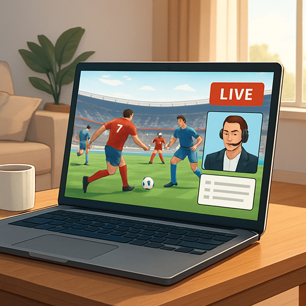 온라인 스포츠 중계 이미지