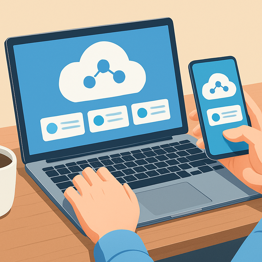 스카이코어 플랫폼 사용 방법 이미지