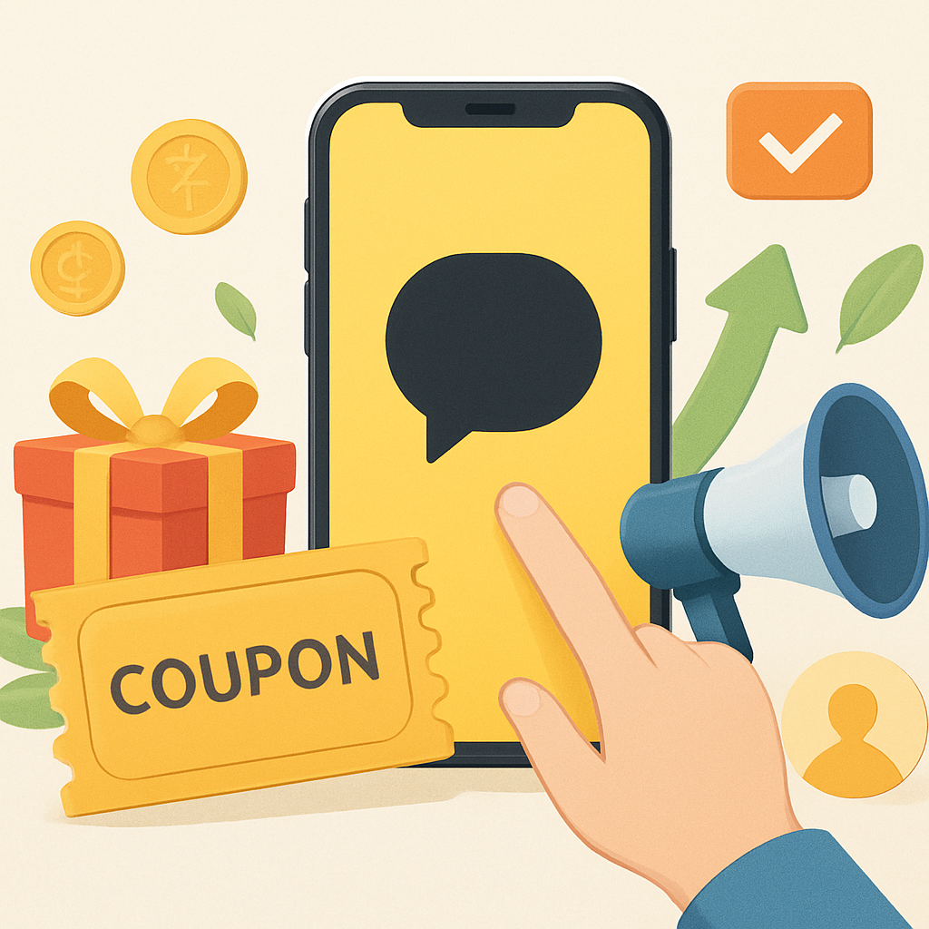 이벤트와 쿠폰으로 카카오채널 친구 수 늘리기 전략 이미지