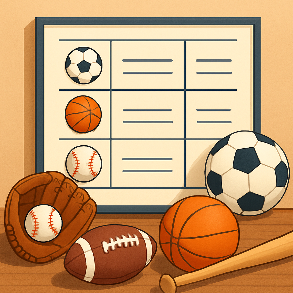 오늘의 경기 일정 이미지