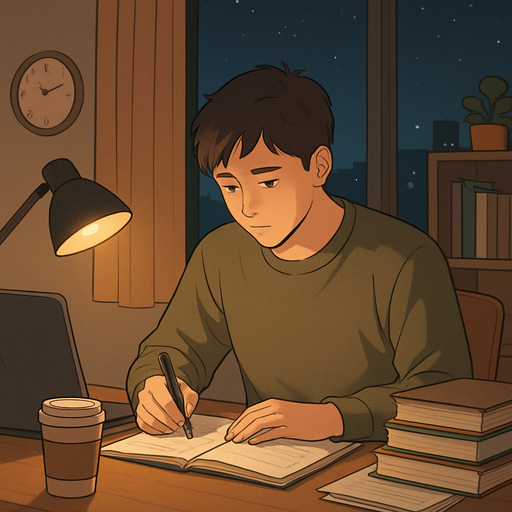 밤샘 아르바이트 이미지