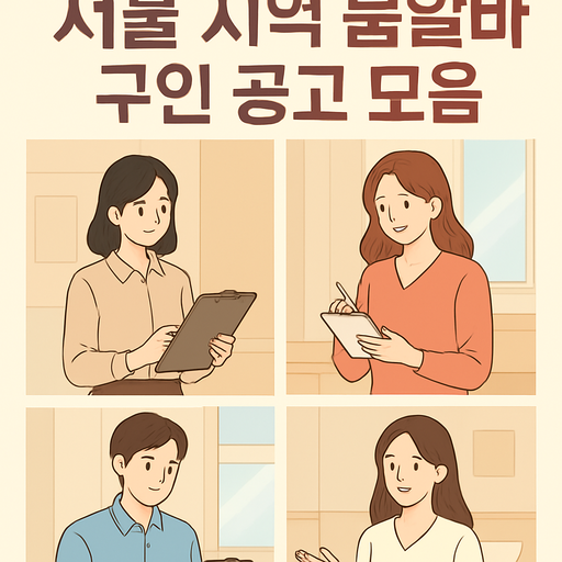 서울 지역 룸알바 구인 공고 모음 이미지